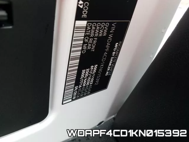 WDAPF4CD1KN015392 фото 2