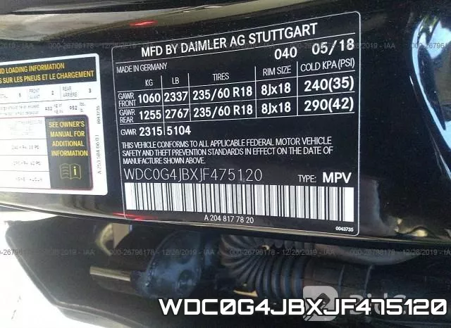WDC0G4JBXJF475120 фото 6