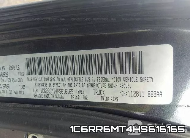 1C6RR6MT4HS616165 фото 6