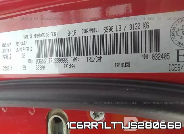 1C6RR7LT7JS280668 фото 7
