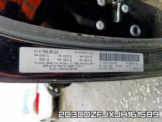 2C3CDZFJXJH161589 фото 2