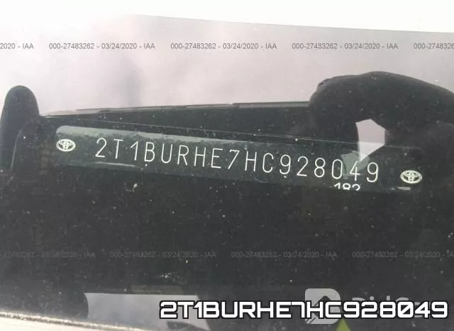 2T1BURHE7HC928049 фото 9