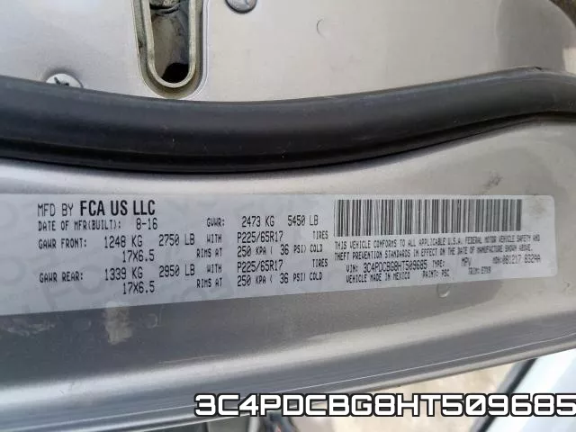 3C4PDCBG8HT509685 фото 2