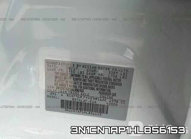 3N1CN7AP1HL856153 фото 6