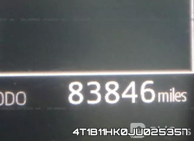4T1B11HK0JU025357 фото 7