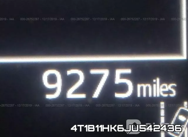 4T1B11HK6JU542436 фото 6