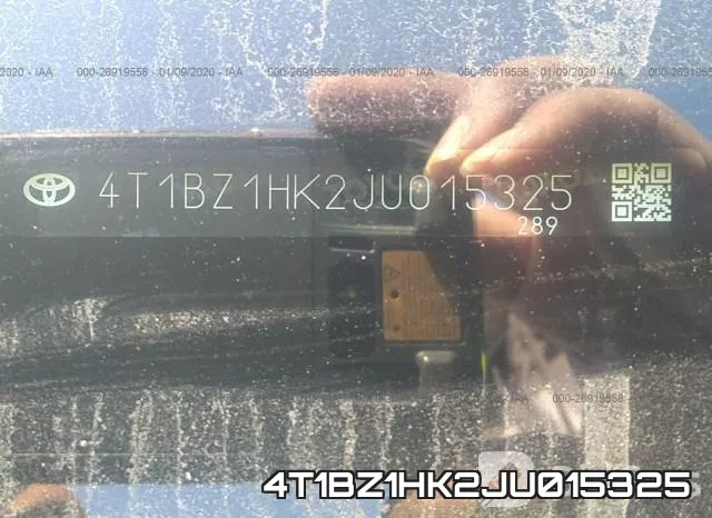 4T1BZ1HK2JU015325 фото 9