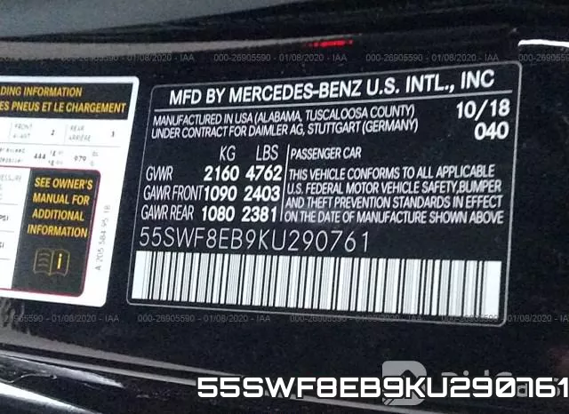 55SWF8EB9KU290761 фото 6