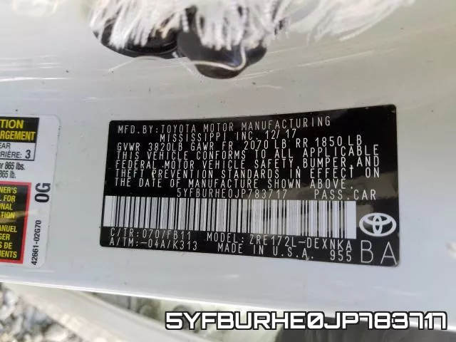 5YFBURHE0JP783717 фото 2