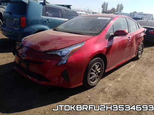 JTDKBRFU2H3534693 фото 2