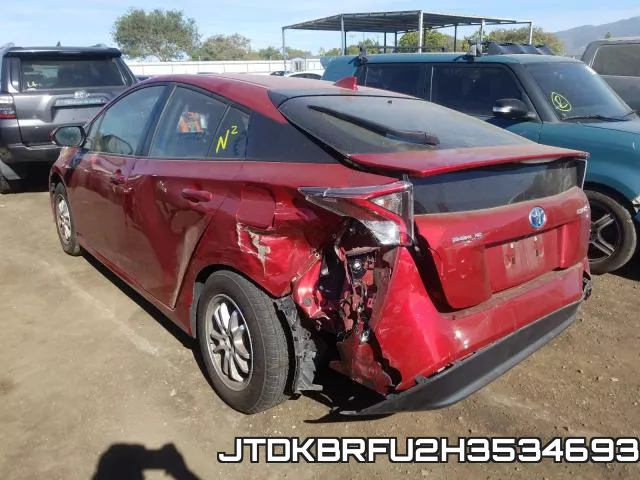 JTDKBRFU2H3534693 фото 3