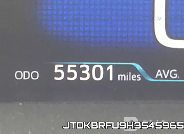 JTDKBRFU9H3545965 фото 4