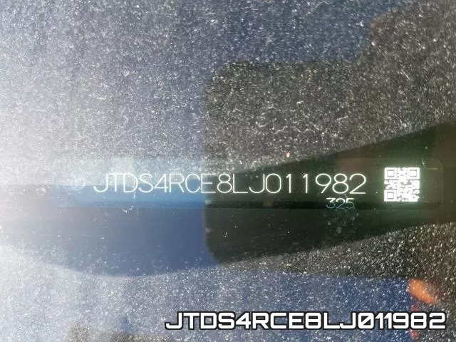 JTDS4RCE8LJ011982 фото 2