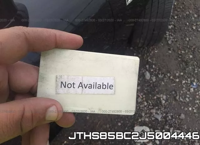 JTHS85BC2J5004446 фото 6