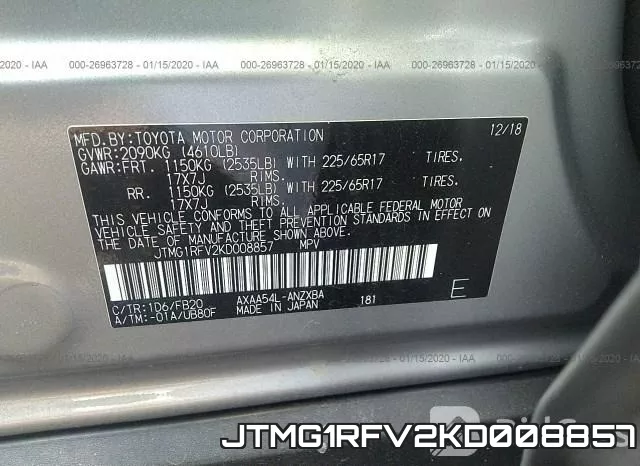 JTMG1RFV2KD008857 фото 7