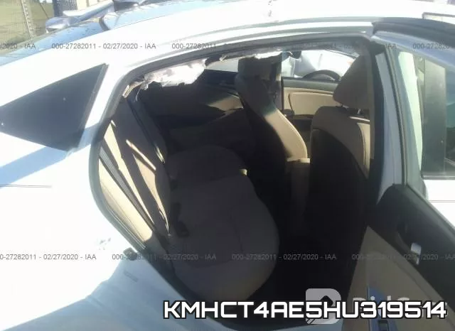 KMHCT4AE5HU319514 фото 7