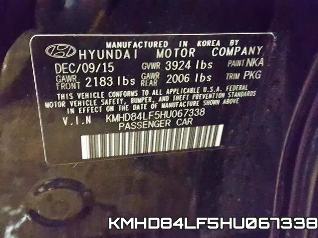 KMHD84LF5HU067338 фото 2