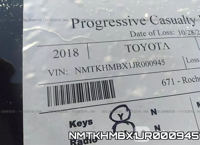 NMTKHMBX1JR000945 фото 9