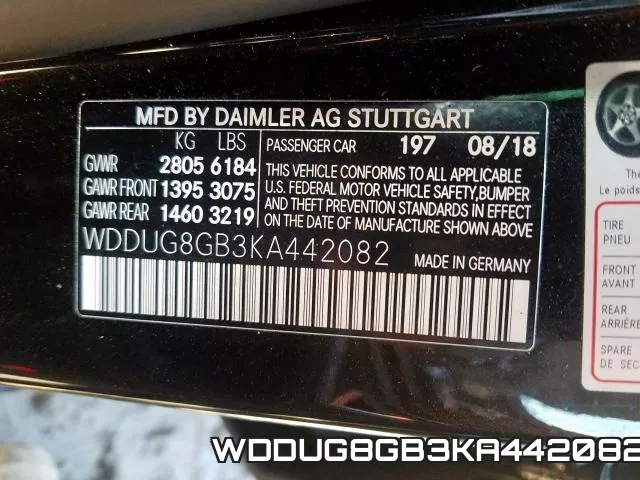 WDDUG8GB3KA442082 фото 2