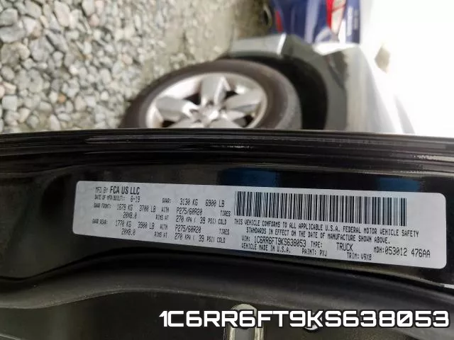 1C6RR6FT9KS638053 фото 2