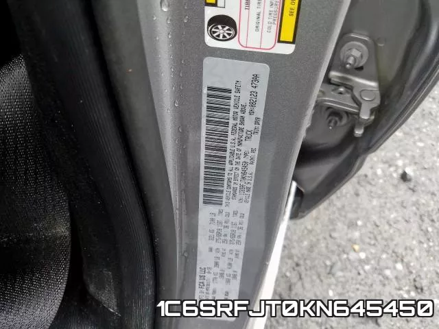 1C6SRFJT0KN645450 фото 2