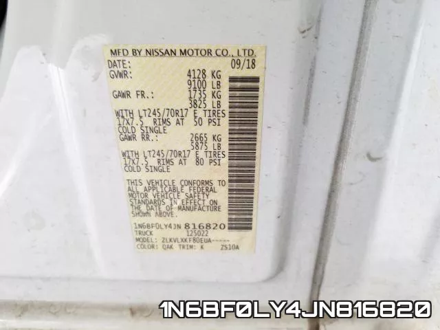 1N6BF0LY4JN816820 фото 2