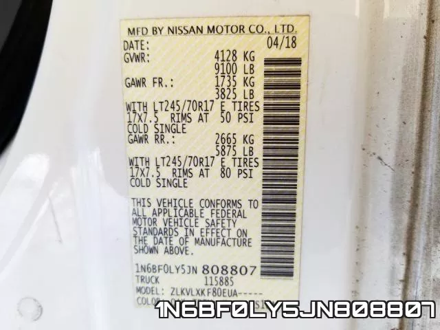 1N6BF0LY5JN808807 фото 2