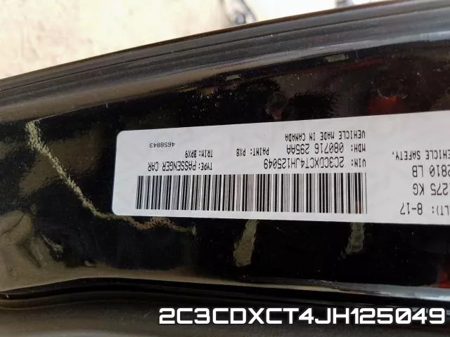 2C3CDXCT4JH125049 фото 2