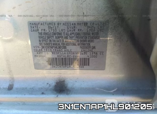 3N1CN7AP1HL901205 фото 7