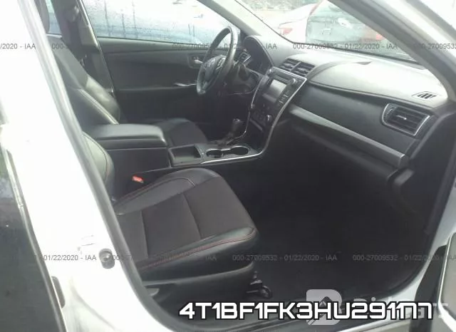 4T1BF1FK3HU291177 фото 5
