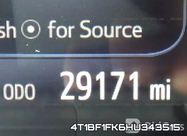 4T1BF1FK6HU343515 фото 4