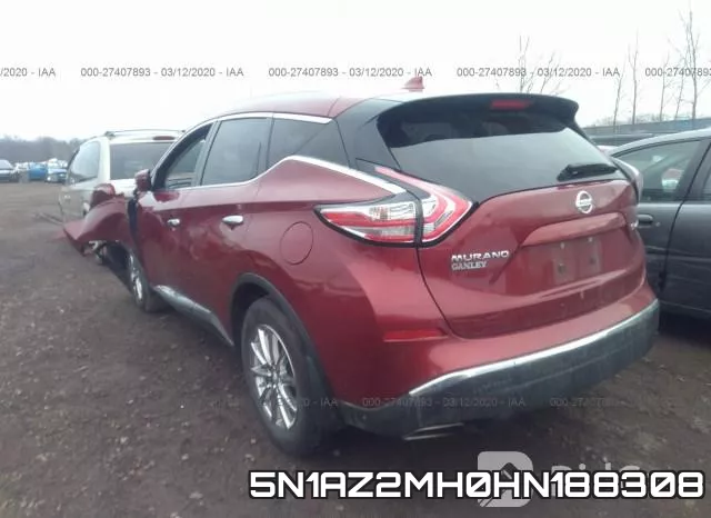5N1AZ2MH0HN188308 фото 2