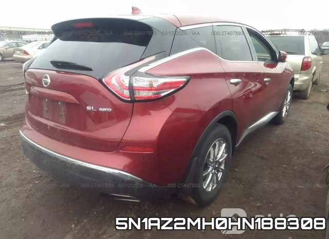 5N1AZ2MH0HN188308 фото 3