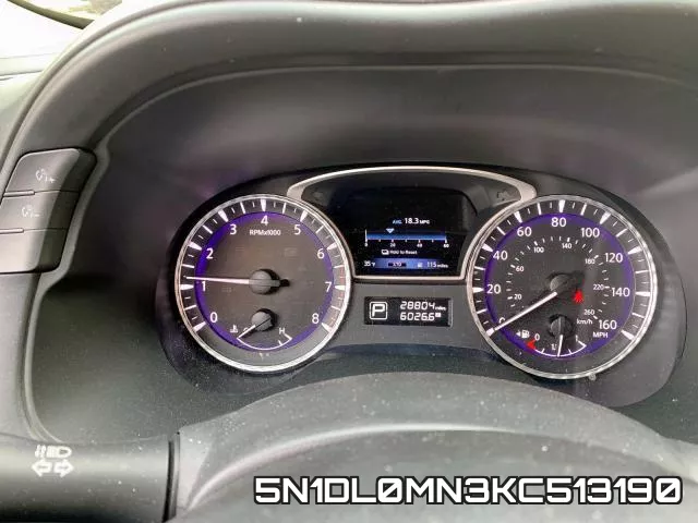 5N1DL0MN3KC513190 фото 9