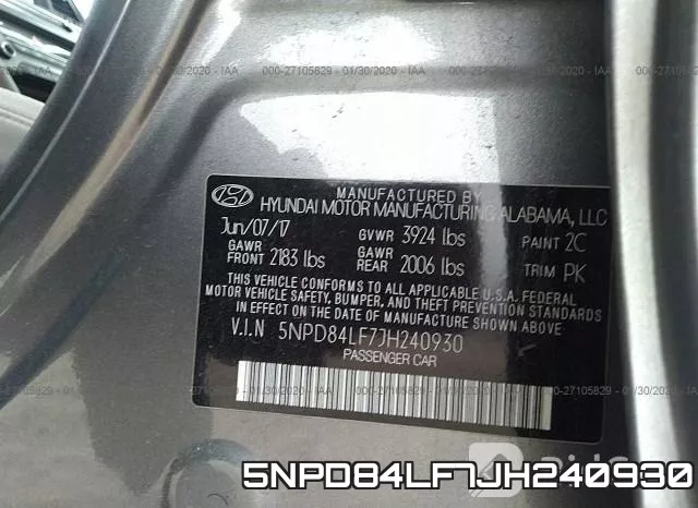 5NPD84LF7JH240930 фото 6