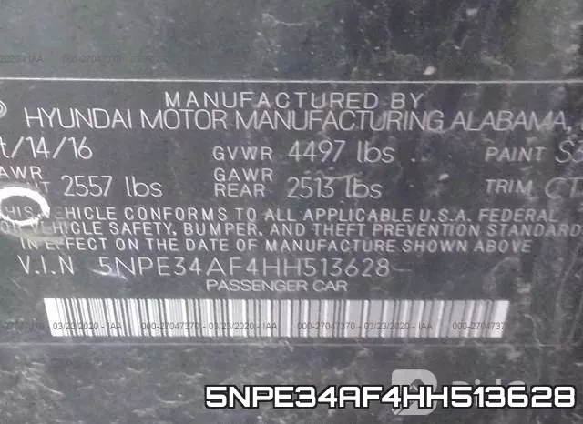 5NPE34AF4HH513628 фото 9