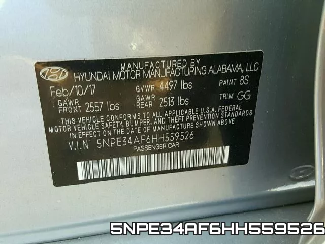 5NPE34AF6HH559526 фото 2