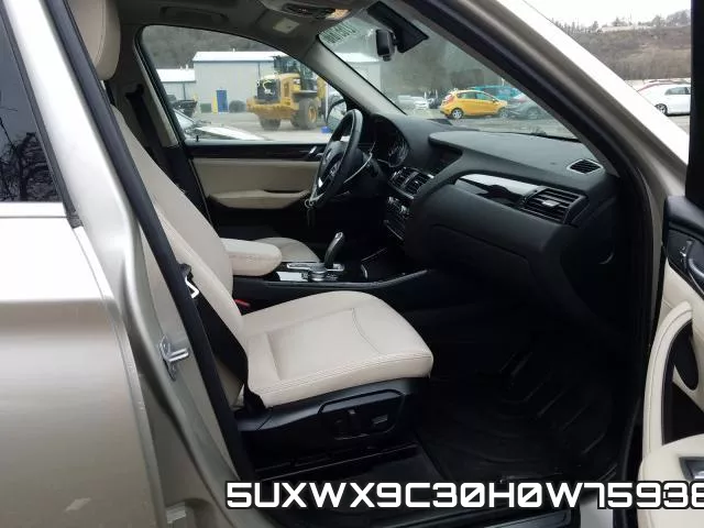 5UXWX9C30H0W75938 фото 3