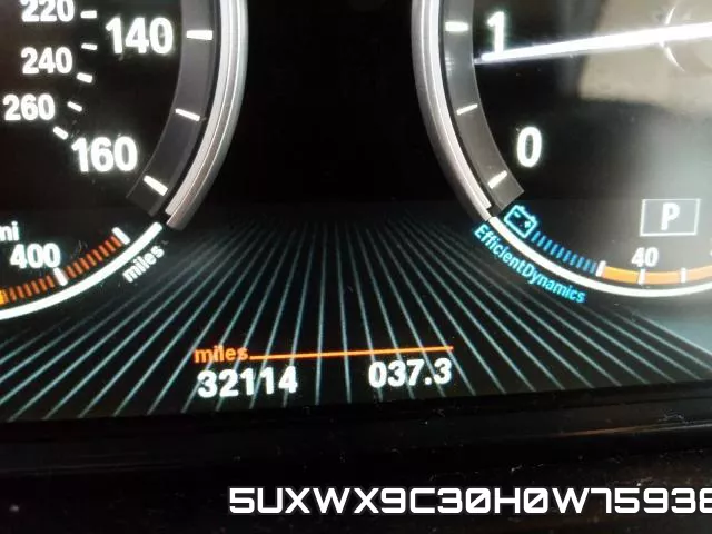 5UXWX9C30H0W75938 фото 4