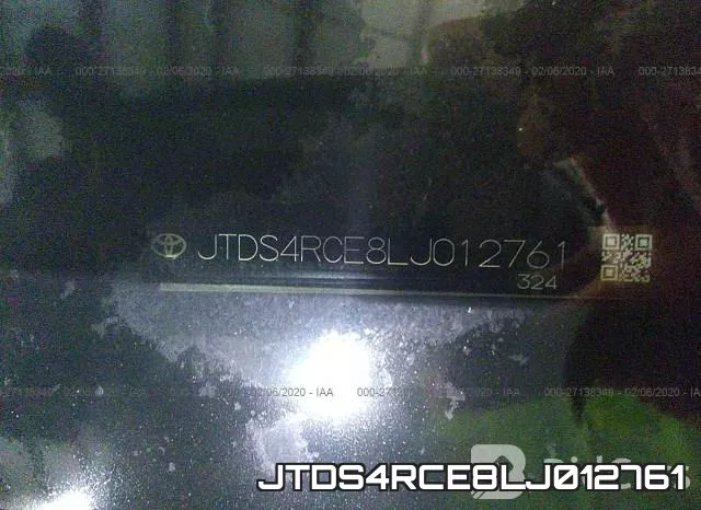 JTDS4RCE8LJ012761 фото 8