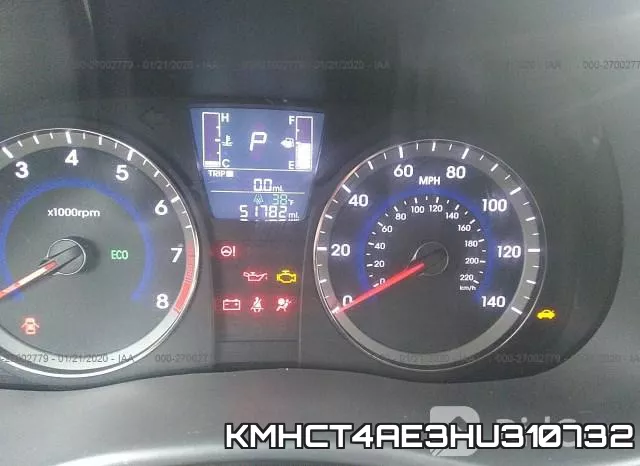 KMHCT4AE3HU310732 фото 4
