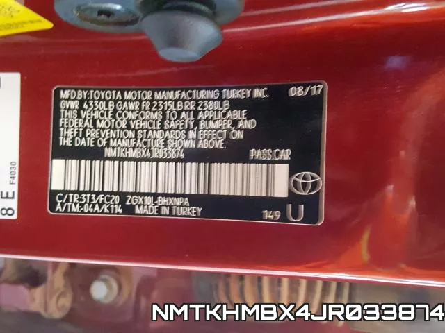 NMTKHMBX4JR033874 фото 2