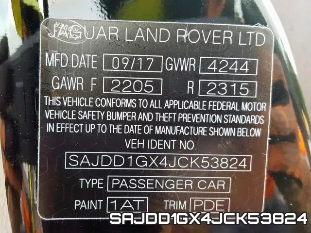 SAJDD1GX4JCK53824 фото 2