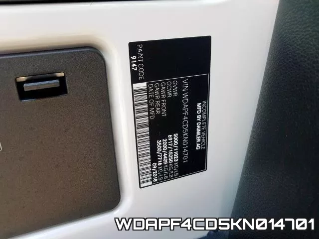 WDAPF4CD5KN014701 фото 2