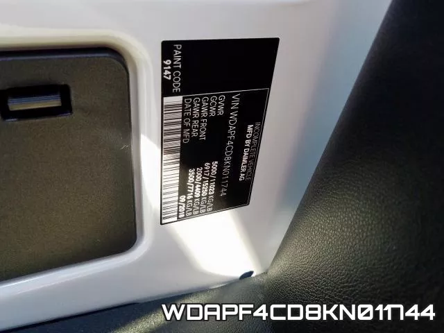 WDAPF4CD8KN011744 фото 2
