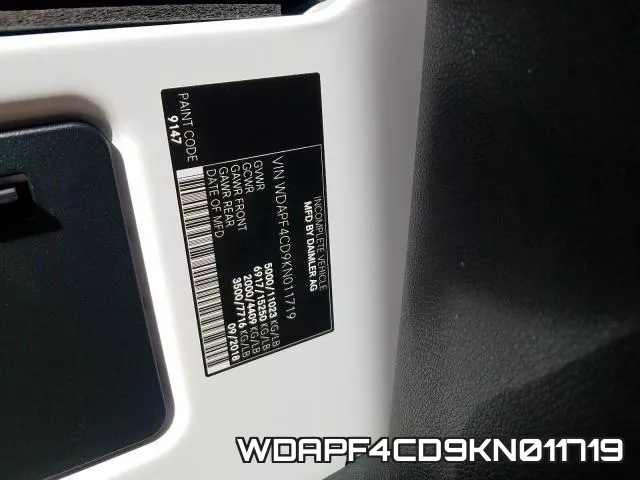 WDAPF4CD9KN011719 фото 2