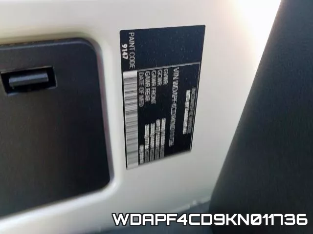 WDAPF4CD9KN011736 фото 2