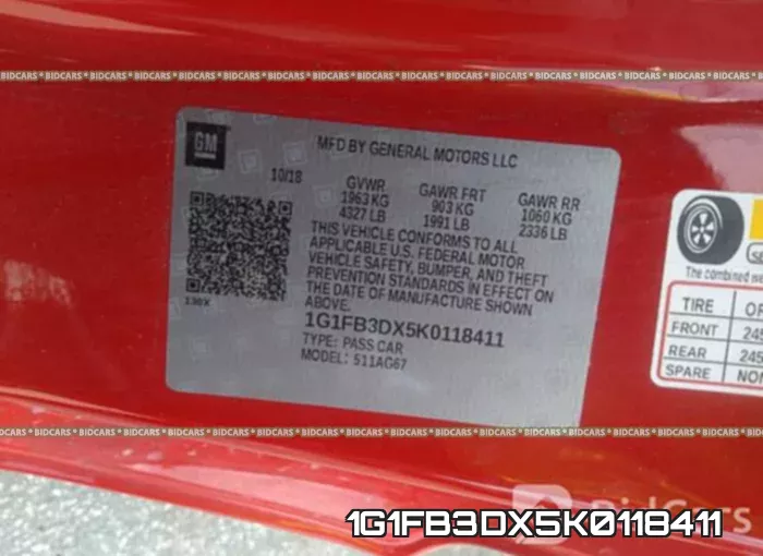 1G1FB3DX5K0118411 фото 10