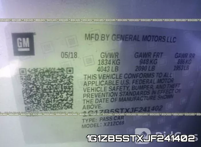 1G1ZB5STXJF241402 фото 10