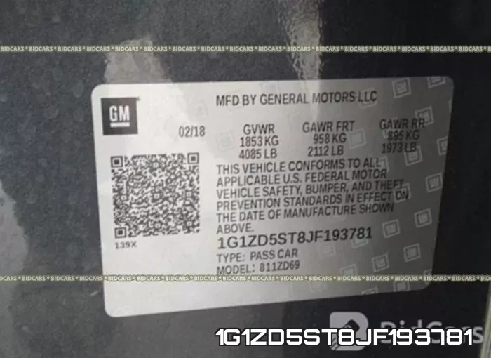 1G1ZD5ST8JF193781 фото 10